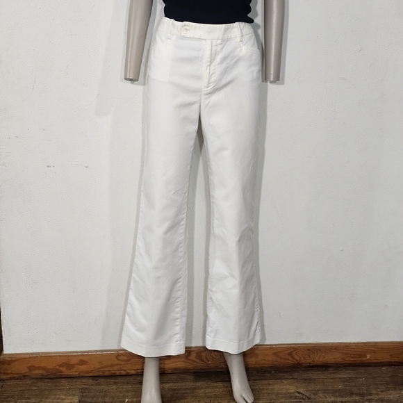 Ralph Lauren Denim - LAUREN RALPH LAUREN White Wide-Leg Pants